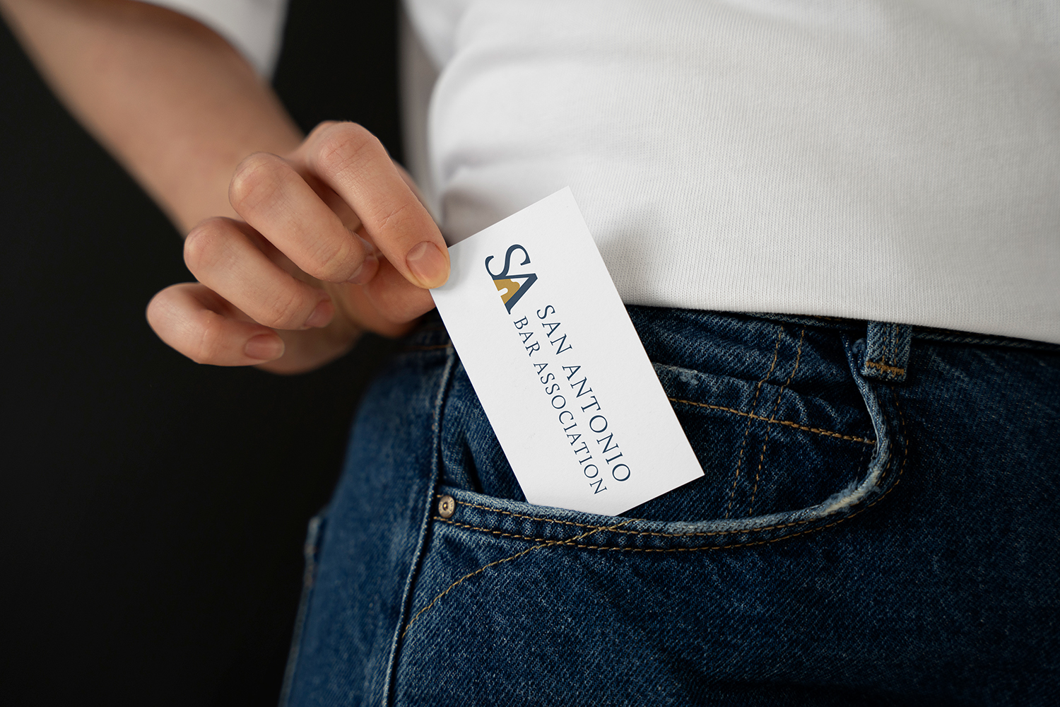 San Antonio Bar Association business card